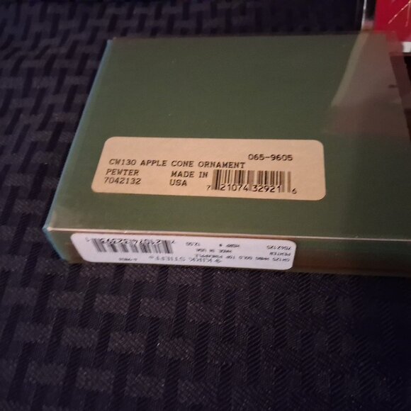 Lenox Kirk Stieff & VM Mix Lot Pineapple Christmas Ornaments Gold Plated Pewter - Picture 3 of 11